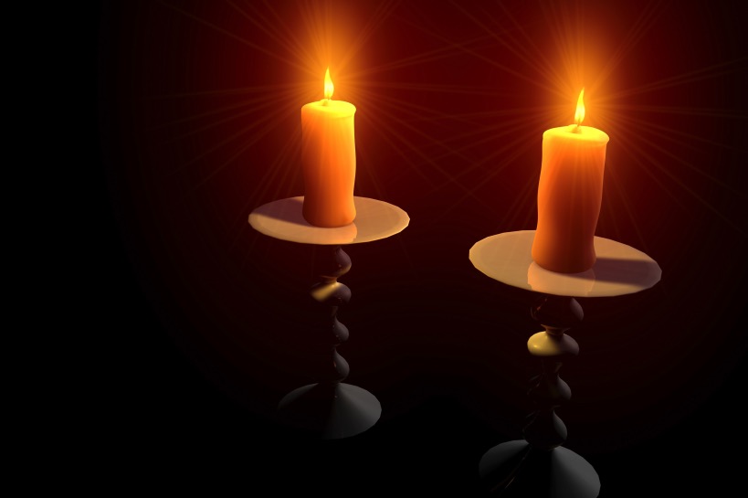 twee vlammen ter illustratie van twin flames